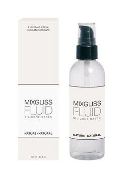 Лубрикант на силіконовій основі MixGliss FLUID NATURE (100 мл) без запаху &mdash; купити в інтим-бутику EroticToys