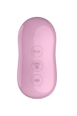 Вакуумний стимулятор із вібрацією Satisfyer Cotton Candy Lilac &mdash; купити в інтим-бутику EroticToys