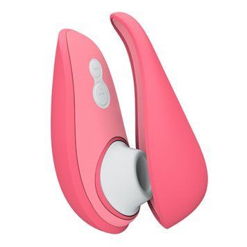 Вакуумний кліторальний стимулятор Womanizer Liberty 2 Vibrant Rose, 8 режимів, магнітна кришечка &mdash; купити в інтим-бутику EroticToys