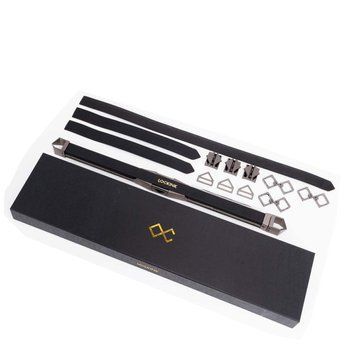 Фіксатор-розпірка LOCKINK Adjustable Spreader Bar Set - Black &mdash; купити в інтим-бутику EroticToys