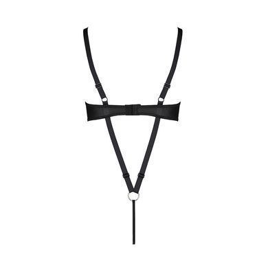 Боді з екошкіри Passion CELINE BODY XXL/XXXL, black, з доступом, відкритий &mdash; купити в інтим-бутику EroticToys