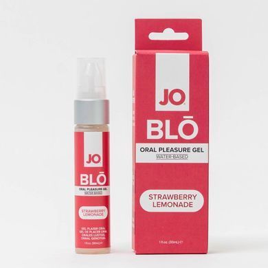 Гель для оральних пестощів JO - BLO - Strawberry Lemonade 30 мл &mdash; купити в інтим-бутику EroticToys