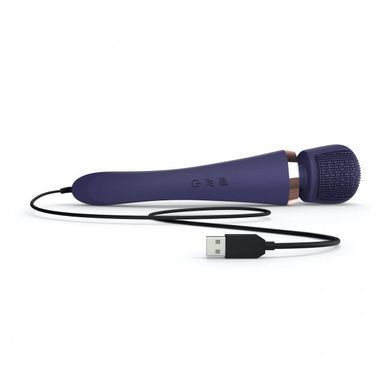 Вібромасажер з силіконовою щіточкою Love to Love Brush Crush &ndash; Midnight Indigo &mdash; купити в інтим-бутику EroticToys