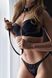 Нашийник з повідцем Rosy Gold - Collar with Leash - Black в інтим-бутику EroticToys