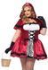 Еротичний костюм Червоної шапочки Leg Avenue Gothic Red Riding Hood 3X&ndash;4X, сукня, накидка в інтим-бутику EroticToys
