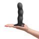 Фалоімітатор Fun Factory BOUNCER Black, кульки всередині, ефект вібрації, діаметр 3,9 см в інтим-бутику EroticToys