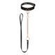 Нашийник з повідцем Rosy Gold - Collar with Leash - Black в інтим-бутику EroticToys