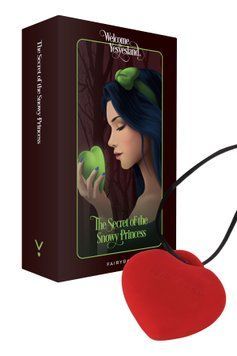 Мінівібратор &laquo;Сердечко&raquo; FairyGasm PleasureStone red, 9 режимів, на шнурку &mdash; купити в інтим-бутику EroticToys