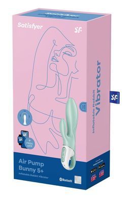 Смарт вібратор-кролик Satisfyer Air Pump Bunny 5+ (м'яте паковання!!!) &mdash; купити в інтим-бутику EroticToys