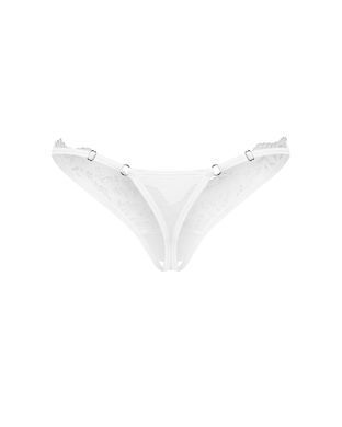 Замовити анонімно: Трусики Obsessive Arrowel White crotchless thong S/M Трусики Obsessive Arrowel White crotchless thong S/M — купити в інтим-бутику EroticToys
