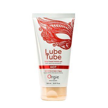 Лубрикант на водній основі Orgie Lube Tube Hot, 150 мл, із зігрівальним ефектом, без запаху &mdash; купити в інтим-бутику EroticToys