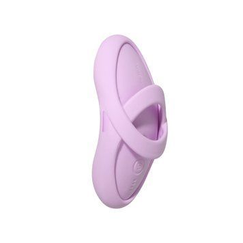 Смарт-вібратор для клітора Svakom Echo 2 Pink Lilac, підігрів до 38 &deg;C, знімна насадка на палець &mdash; купити в інтим-бутику EroticToys