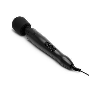 Вібромасажер DOXY Original Black, дуже потужний, живлення 220В, пульсівні вібрації &mdash; купити в інтим-бутику EroticToys