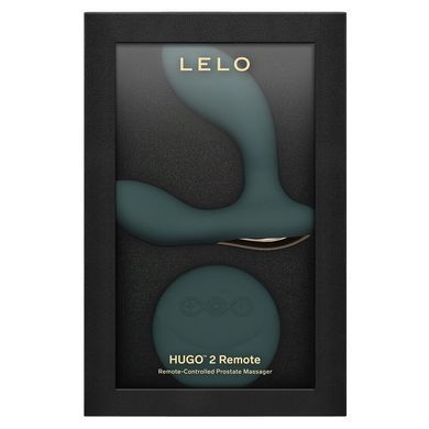 Масажер простати LELO Hugo 2 Remote Green, 2 мотори, дуже потужний, пульт ДК &mdash; купити в інтим-бутику EroticToys