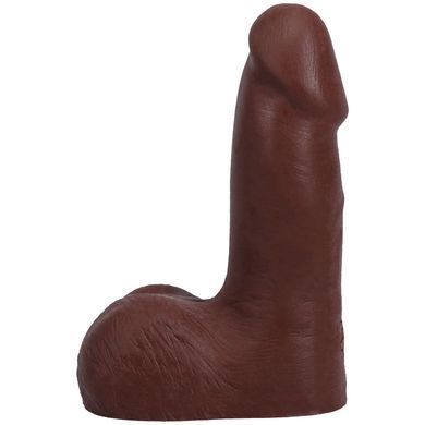 Фалоімітатор Doc Johnson The Realistic Cock ULTRASKYN - 5 Inch with Balls Chocolate &mdash; купити в інтим-бутику EroticToys
