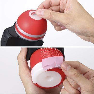 Вібронасадка Tenga CUP VIBRATOR, 7 режимів, 2 мастурбатори в комплекті &mdash; купити в інтим-бутику EroticToys