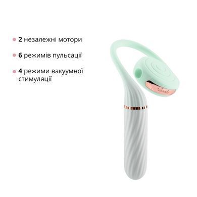 Пульсатор з вакуумною стимуляцією Otouch LOLLIPOP Teal &mdash; купити в інтим-бутику EroticToys