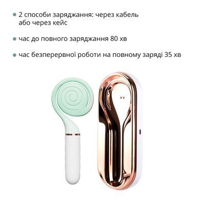 Пульсатор з вакуумною стимуляцією Otouch LOLLIPOP Teal &mdash; купити в інтим-бутику EroticToys