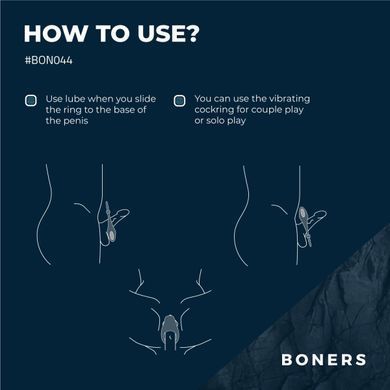 Ерекційне кільце Boners Adjustable Cockring &mdash; купити в інтим-бутику EroticToys