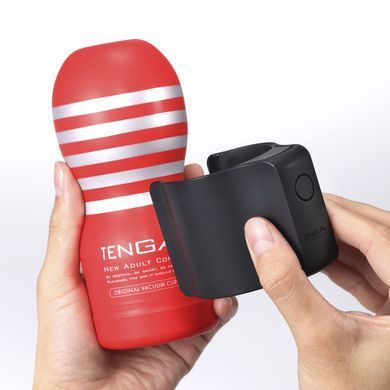 Вібронасадка Tenga CUP VIBRATOR, 7 режимів, 2 мастурбатори в комплекті &mdash; купити в інтим-бутику EroticToys