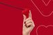 Мінівібратор &laquo;Сердечко&raquo; FairyGasm PleasureStone red, 9 режимів, на шнурку в інтим-бутику EroticToys