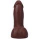 Фалоімітатор Doc Johnson The Realistic Cock ULTRASKYN - 5 Inch with Balls Chocolate в інтим-бутику EroticToys