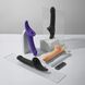 Вібронасадка для страпону з вакуумною стимуляцією Strap-On-Me Multi Orgasm Dildo L Purple в інтим-бутику EroticToys
