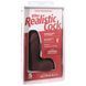 Фалоімітатор Doc Johnson The Realistic Cock ULTRASKYN - 5 Inch with Balls Chocolate в інтим-бутику EroticToys