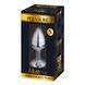 Металева анальна пробка з кристалом Alive Mini Metal Butt Plug Pink S в інтим-бутику EroticToys