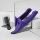 Вібронасадка для страпону з вакуумною стимуляцією Strap-On-Me Multi Orgasm Dildo L Purple в інтим-бутику EroticToys