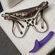 Вібронасадка для страпону з вакуумною стимуляцією Strap-On-Me Multi Orgasm Dildo L Purple в інтим-бутику EroticToys