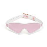 Шкіряна маска на очі Liebe Seele White & Pink Fairy Goat Leather Blindfold &mdash; купити в інтим-бутику EroticToys