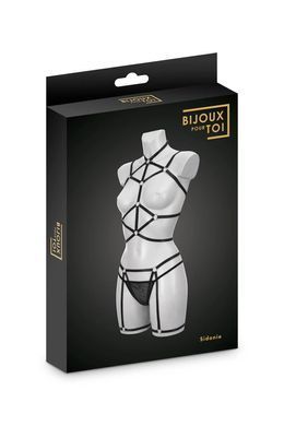 Комплект Bijoux Pour Toi - Sidonie, портупея, гартери та трусики &mdash; купити в інтим-бутику EroticToys