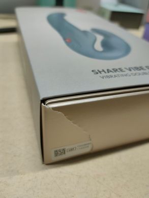 Безремінний страпон з вібрацією Fun Factory SHARE VIBE PRO cool grey (м'яте паковання!!!) &mdash; купити в інтим-бутику EroticToys