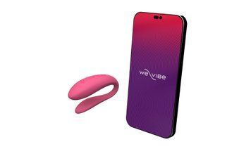 Смарт-вібратор для пар We-Vibe Sync Lite Pink, 10 віброрежимів, можна поєднувати з проникним сексом &mdash; купити в інтим-бутику EroticToys