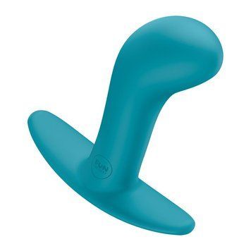 Анальна пробка Fun Factory BOOTIE L Aquamarine, діаметр 3,8 см, тонкий обмежувач &mdash; купити в інтим-бутику EroticToys