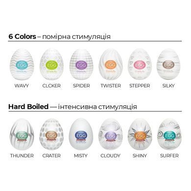 Мастурбатор-яйце Tenga Egg Lovers (сердечки) &mdash; купити в інтим-бутику EroticToys