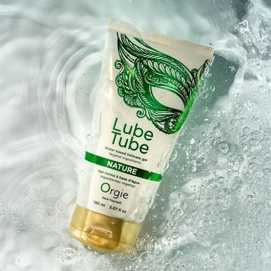 Лубрикант на водній основі Orgie Lube Tube Nature, 150 мл, натуральний склад, зволожує, заспокоює &mdash; купити в інтим-бутику EroticToys