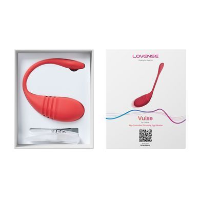 Смарт-віброяйце з пульсацією Lovense Vulse (Thrusting Egg Vibrator), імітація фрикцій &mdash; купити в інтим-бутику EroticToys