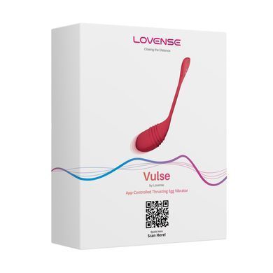 Смарт-віброяйце з пульсацією Lovense Vulse (Thrusting Egg Vibrator), імітація фрикцій &mdash; купити в інтим-бутику EroticToys
