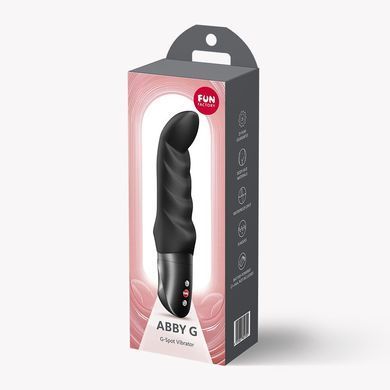 Вібратор для точки G Fun Factory Abby G Black, 10 режимів роботи, на батарейках &mdash; купити в інтим-бутику EroticToys
