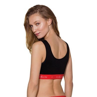 Спортивний топ на широких бретелях Passion PS003 TOP XL, black &mdash; купити в інтим-бутику EroticToys