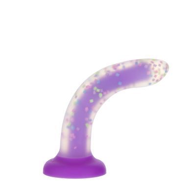 Фалоімітатор, що світиться в темряві, ADDICTION Rave 8&Prime;, Glow in the Dark Dildo Purple Confetti, 20,3 см &mdash; купити в інтим-бутику EroticToys