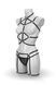 Комплект Bijoux Pour Toi - Sidonie, портупея, гартери та трусики в інтим-бутику EroticToys