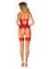 Комплект корсет та стрінги Obsessive Ingridia corset & thong XS/S, червоний в інтим-бутику EroticToys