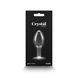Скляна анальна пробка NS Novelties Crystal - Desires - Red Heart - Medium в інтим-бутику EroticToys