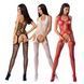 Бодістокінг Passion BS059 white, комбінезон, імітація панчох в інтим-бутику EroticToys