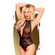 Боді з глибоким декольте та високими трусиками Penthouse - Toxic Powder Black S/M в інтим-бутику EroticToys