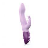 Вібратор-кролик Love To Love Hello Rabbit Violet з гнучким стовбуром і стимуляцією точки G, 2 мотори &mdash; купити в інтим-бутику EroticToys