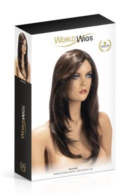 Перука World Wigs OLIVIA LONG CHESTNUT &mdash; купити в інтим-бутику EroticToys